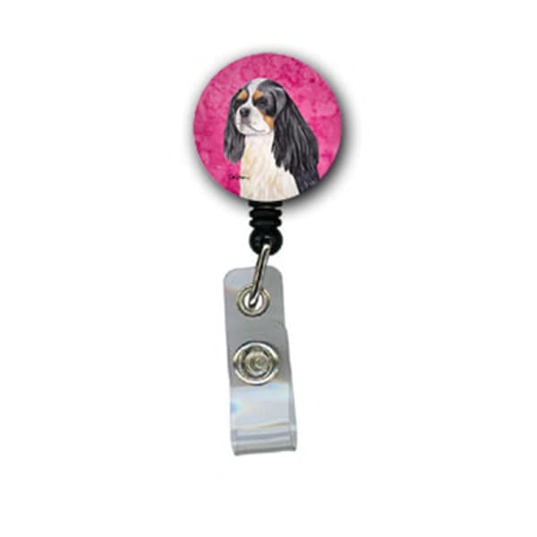 Teacher&Aposs Aid Cavalier Spaniel Retractable Badge Reel Or Id Holder With Clip TE2910875 - main